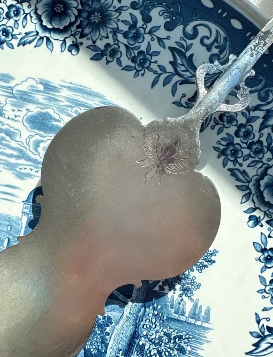 앤틱 실버플레이트 쉘 케이크 서버 상품이미지6