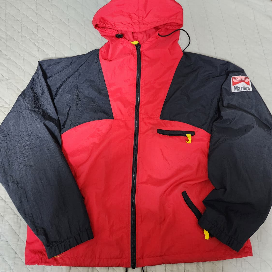 [XL] 90s 말보로 프로모 빈티지 레드 윈드브레이커 자켓 상품이미지1