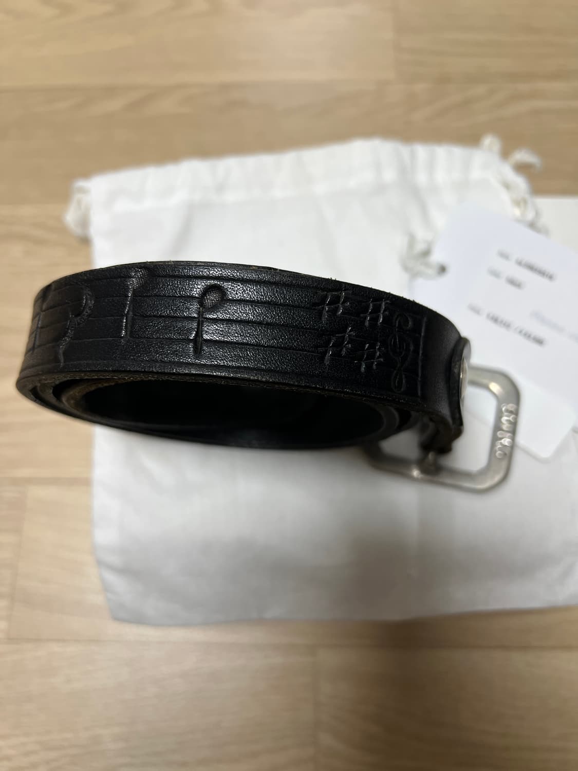 솔로이스트 18SS 뮤직노트 벨트 상품이미지2