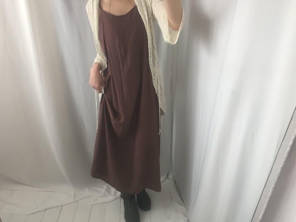 349. dry rose long slip dress 상품이미지6