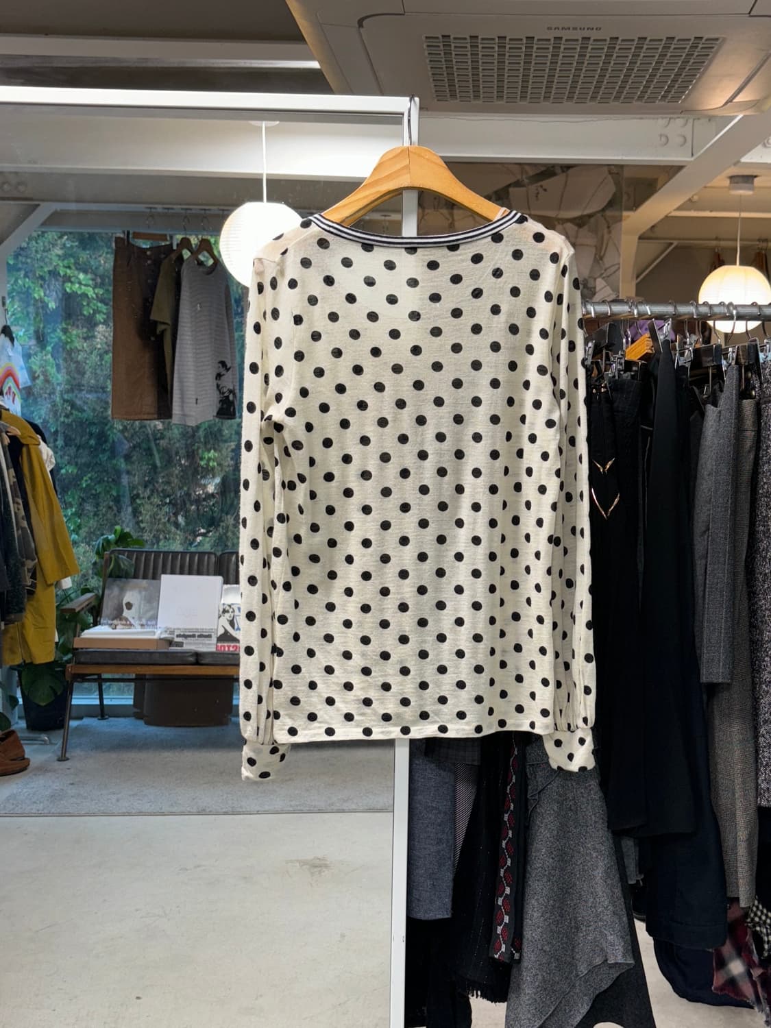 스나오 쿠와하라 도트 니트 상품이미지2