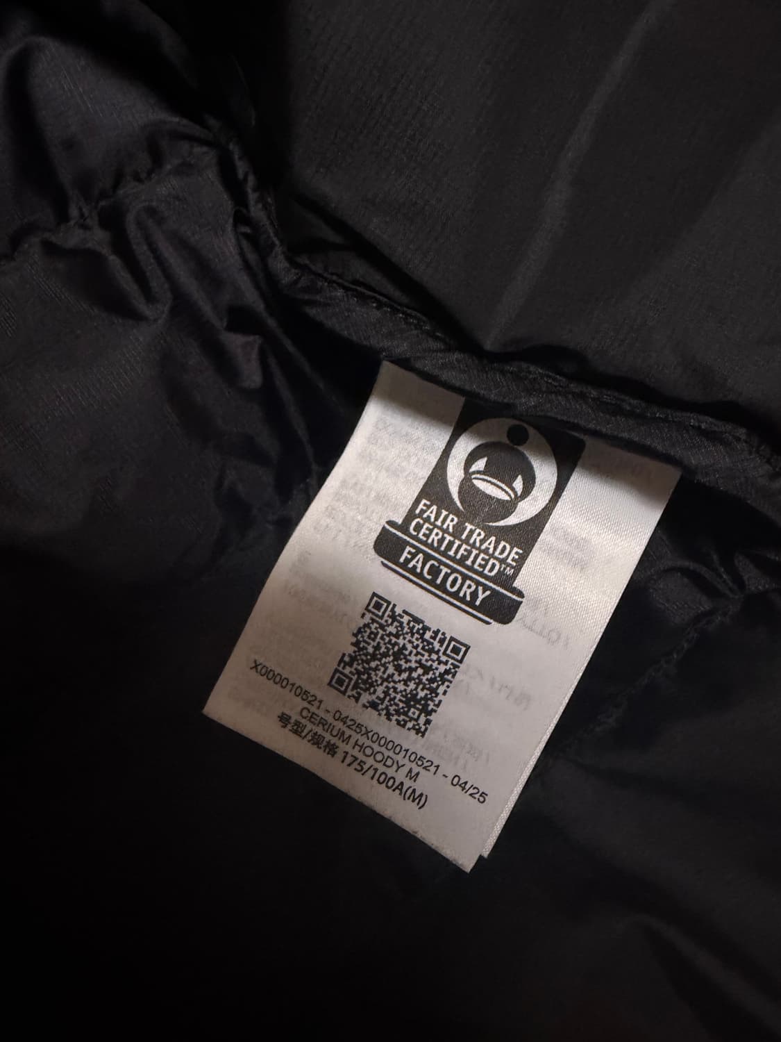 [M]아크테릭스 세륨 후디 블랙 상품이미지6