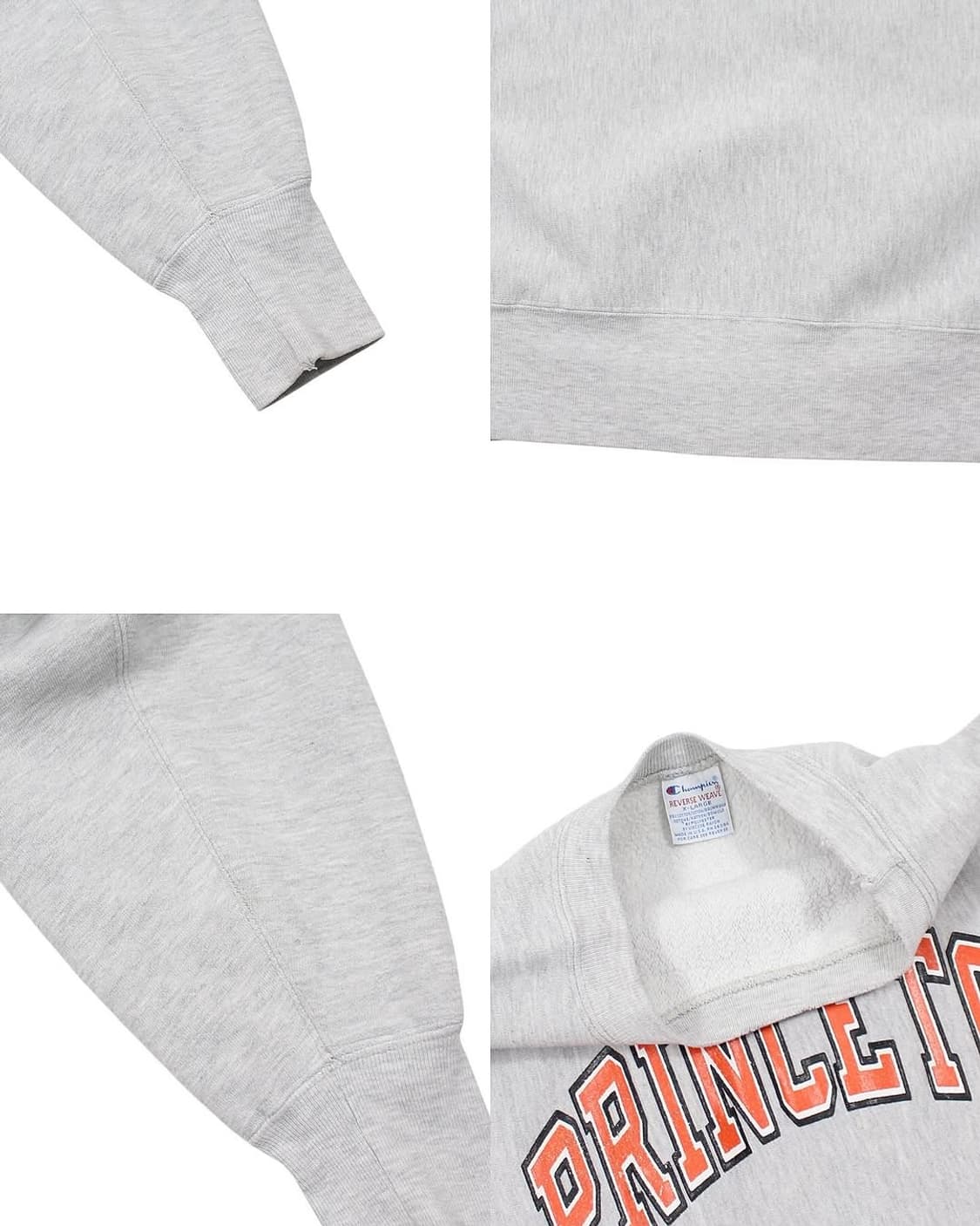 1990s USA 챔피온 리버스위브 스웻셔츠 프린스턴 빈티지 미국제 상품이미지8