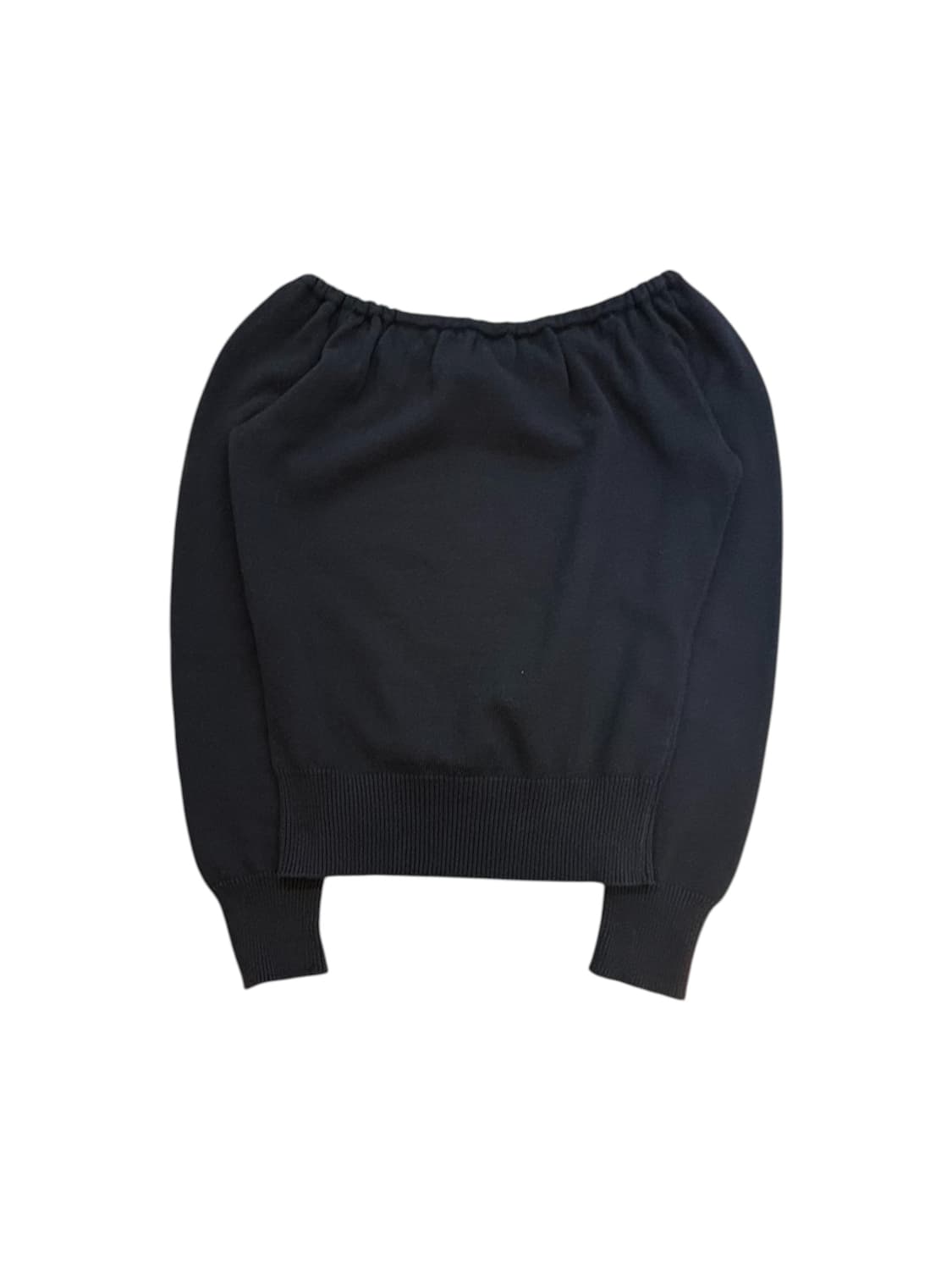 꾸레쥬 로고 니트 상품이미지2