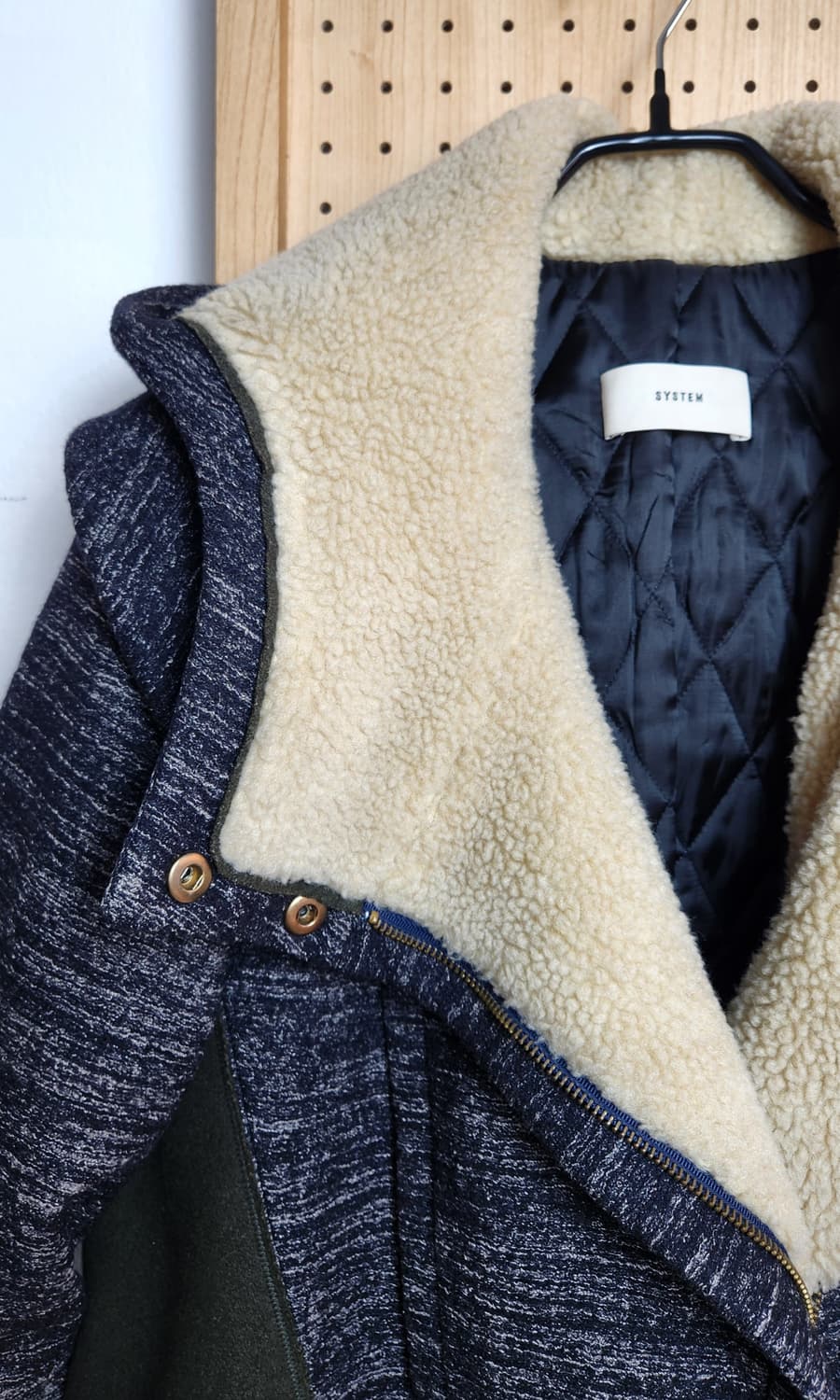 시스템 겨울 코트 S 상품이미지4