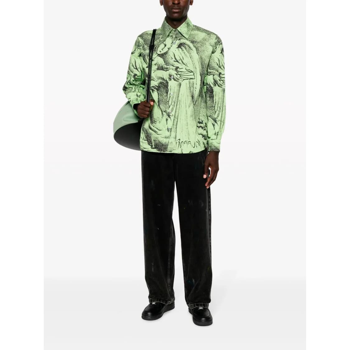 라스벳 PACCBET 고샤루브친스키 프린팅 셔츠 S 상품이미지3