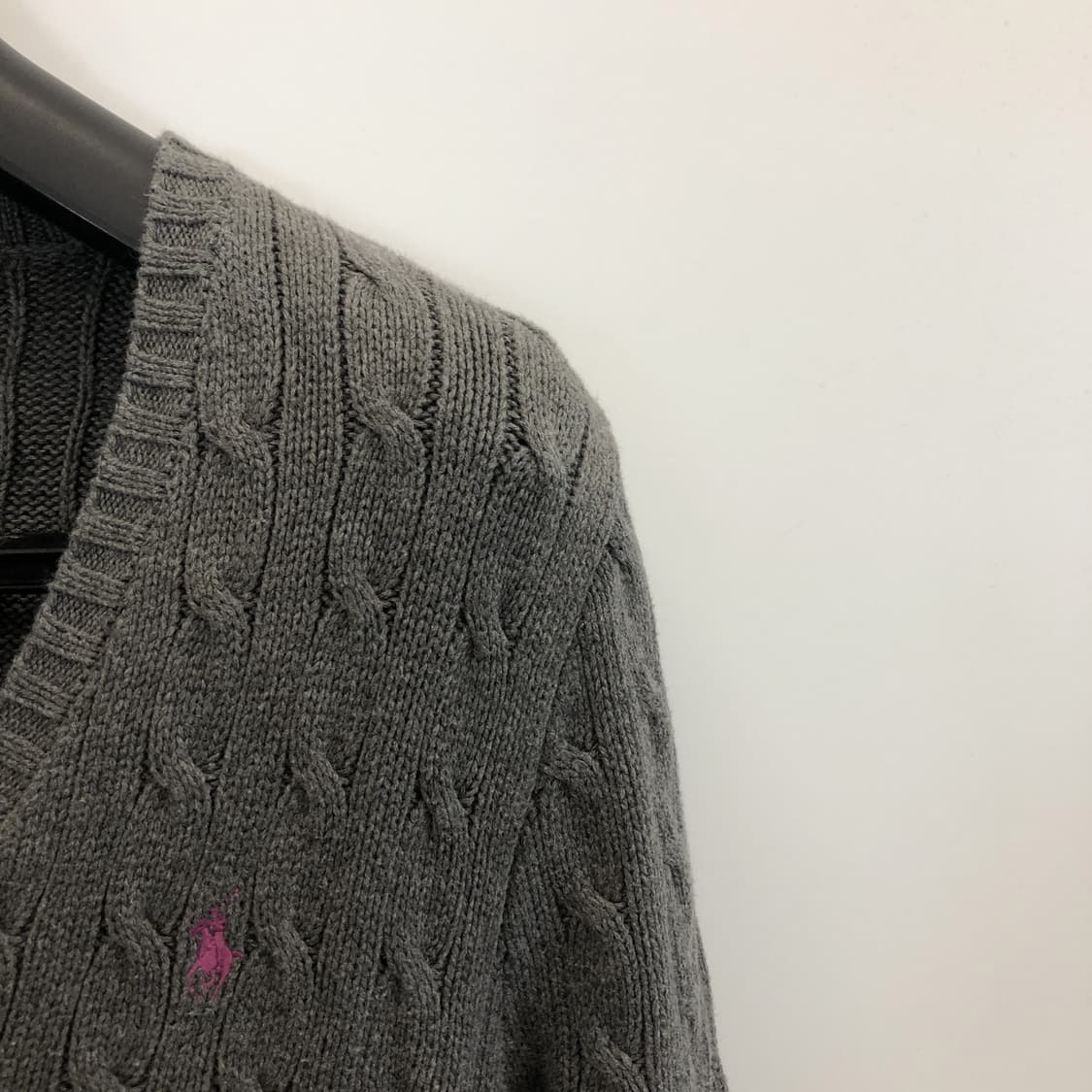 폴로 랄프로렌 핑크포니 케이블니트 XL  상품이미지2