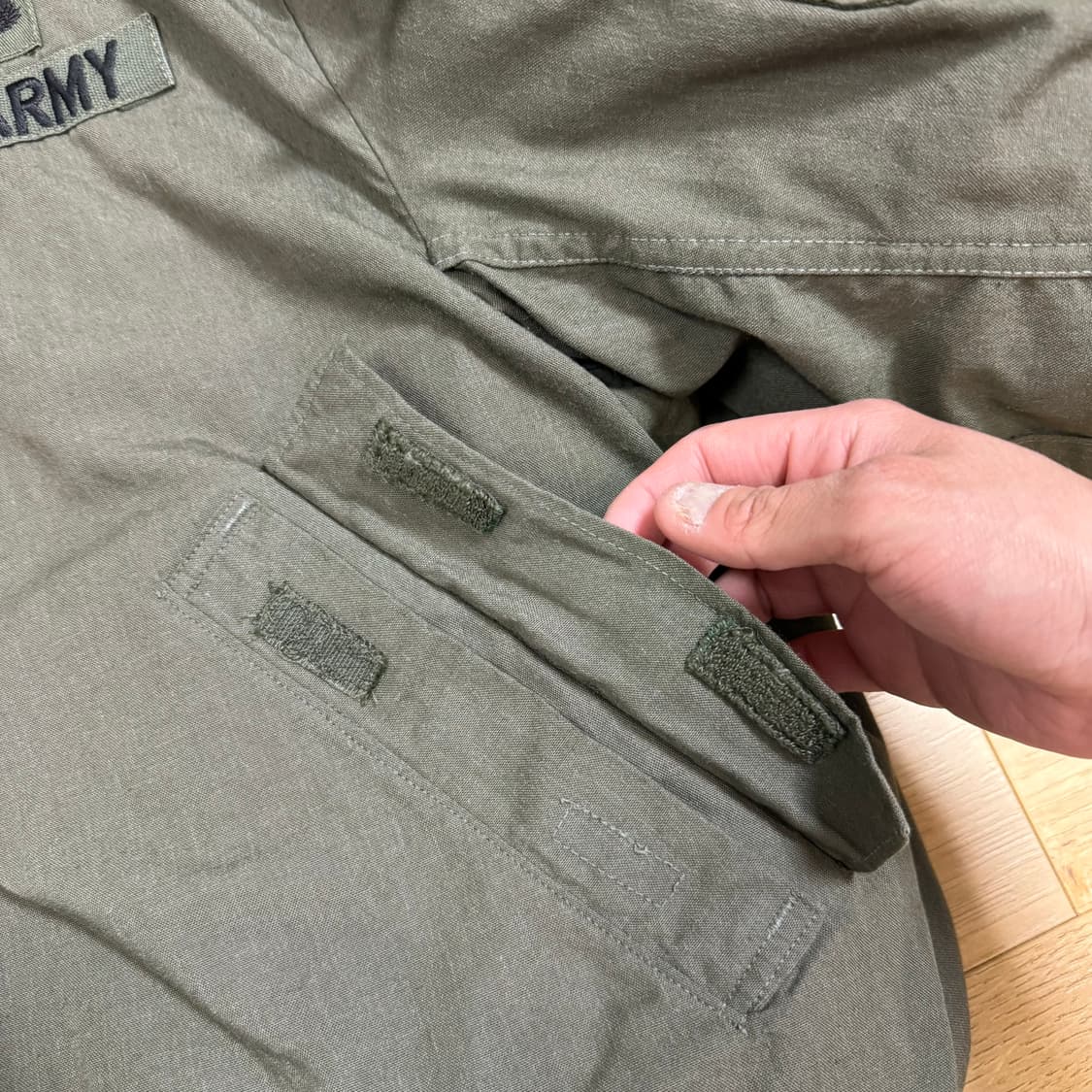 미군 오리지날 00s CVC 탱커 자켓 L/L 상품이미지5