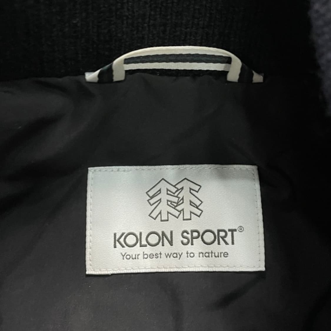 105 코오롱스포츠 방풍 니트패딩 상품이미지4