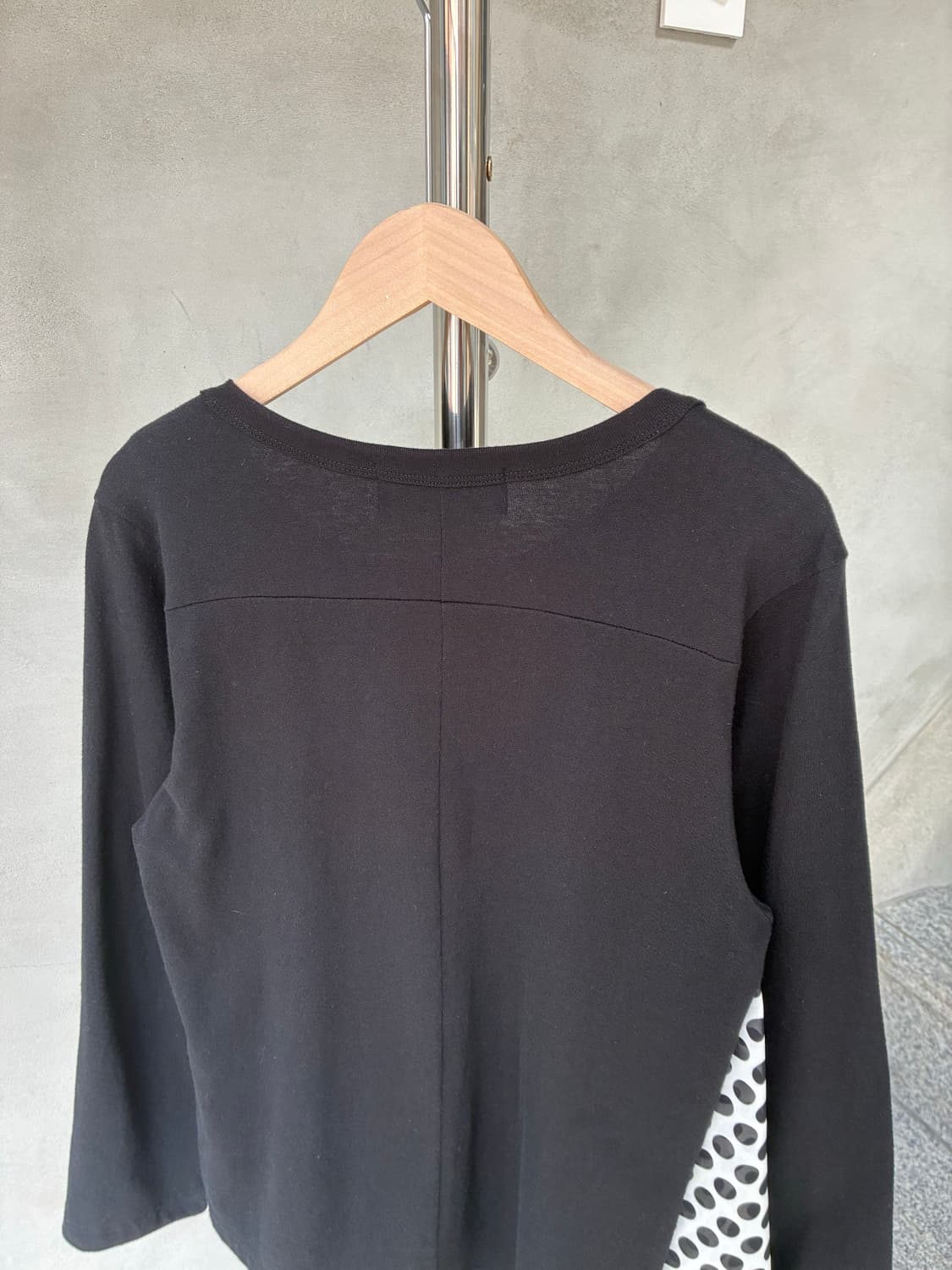 고무 GOMME 도트 셔링 티셔츠 상품이미지7