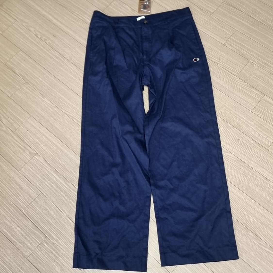 챔피온 네이비 와이드 팬츠 대드스탁(34~36) 상품이미지1