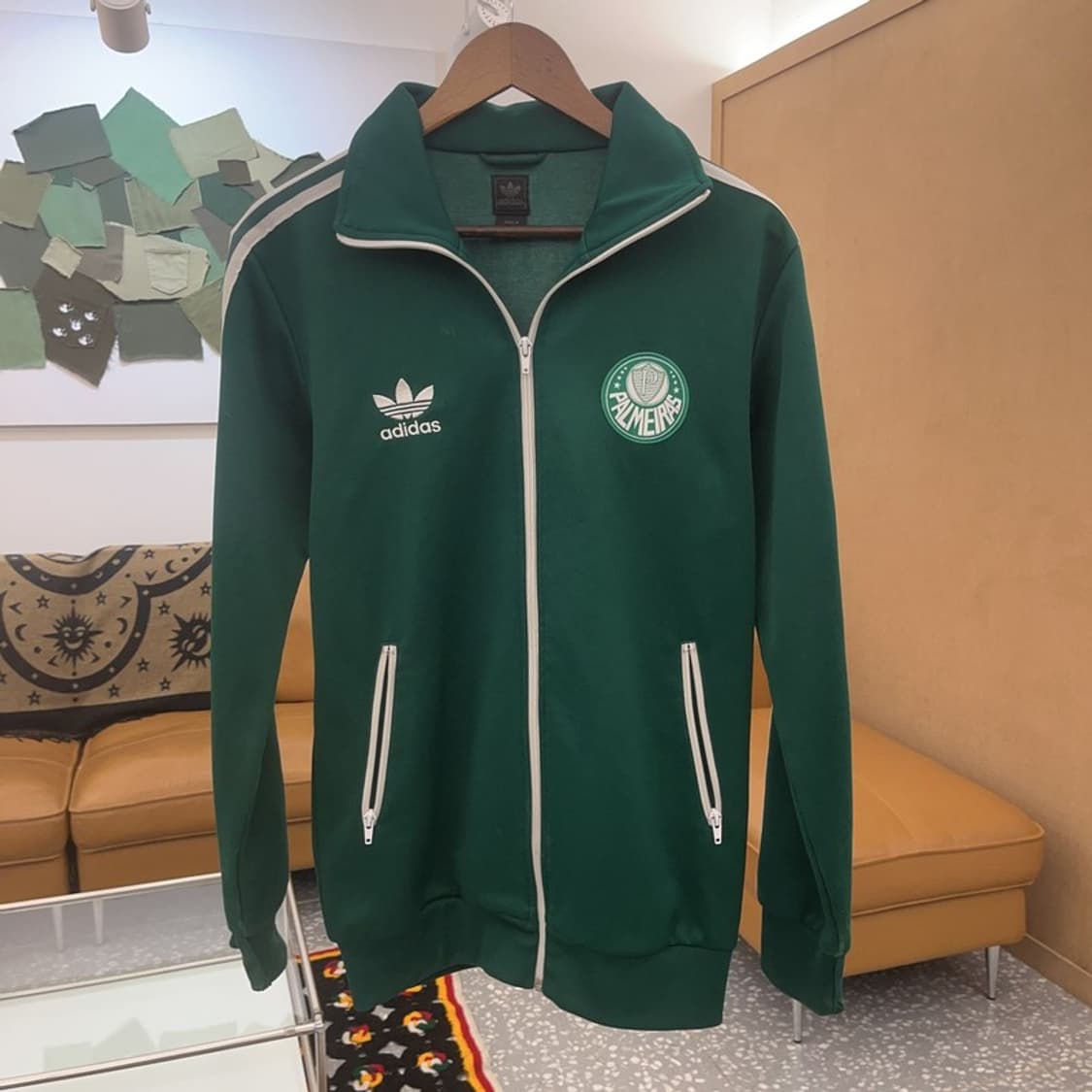 아디다스 올드스쿨 팔메이라스 딥그린 트랙탑 져지 집업 95 C07238 상품이미지3