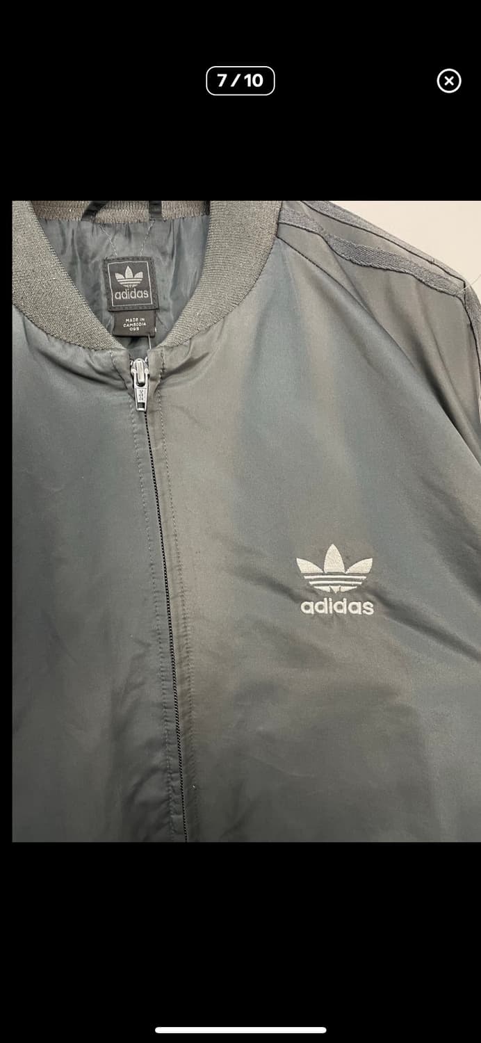 아디다스 백 빅로고 다크그레이 파이어버드 자켓 A2916 상품이미지6