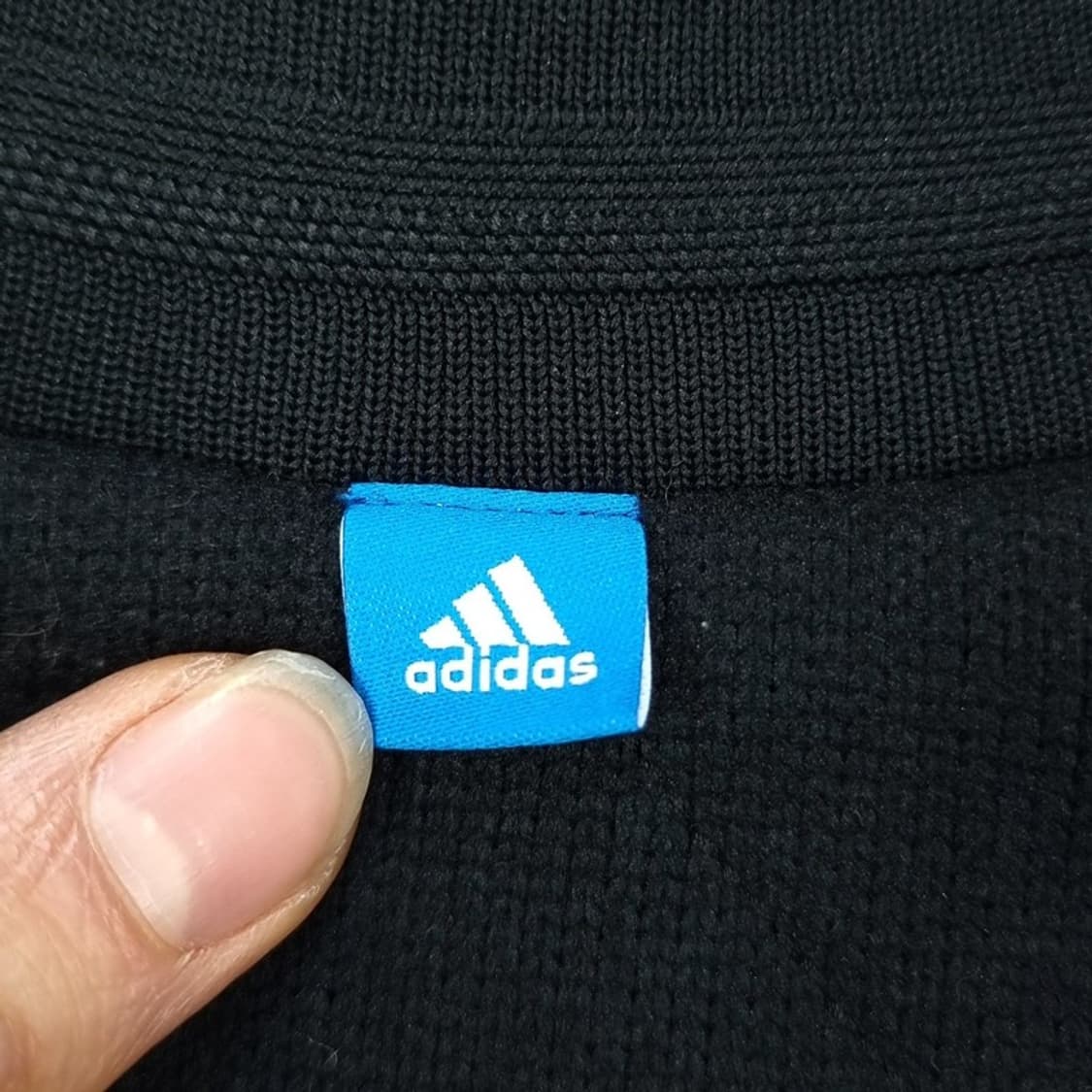 [아디다스] 빅로고 자수 집업 베스트 조끼 블랙 M19157 상품이미지7