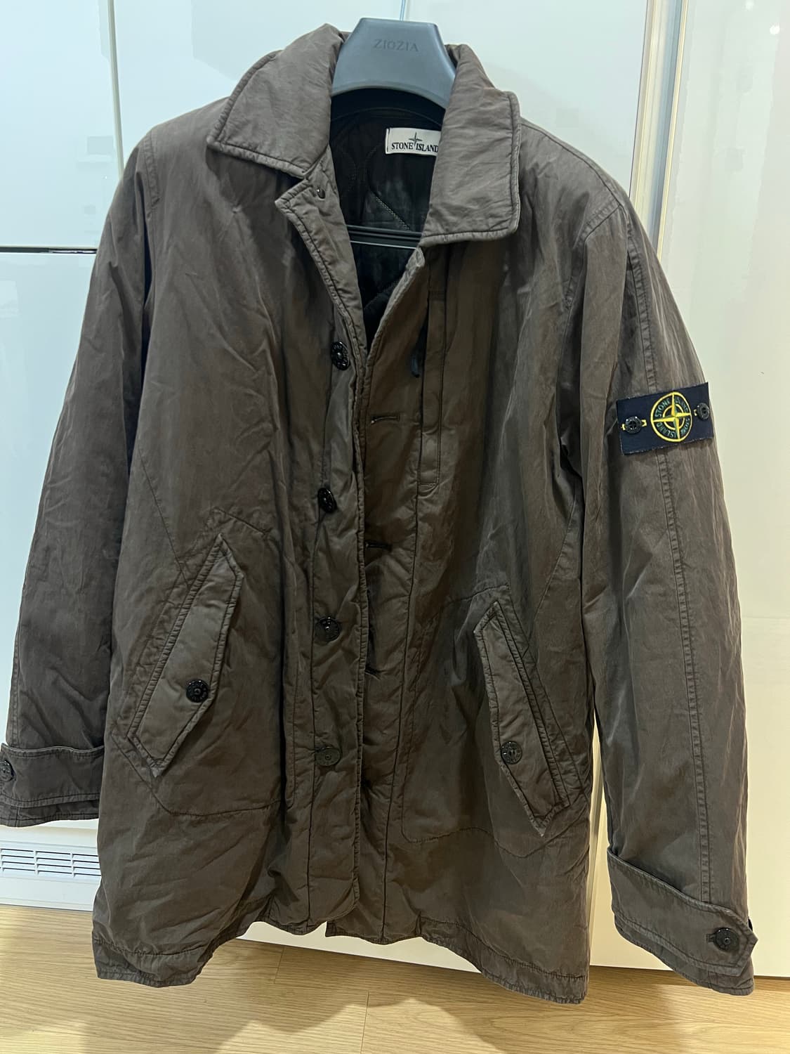 스톤아일랜드 브라운 야상코트 L 상품이미지1