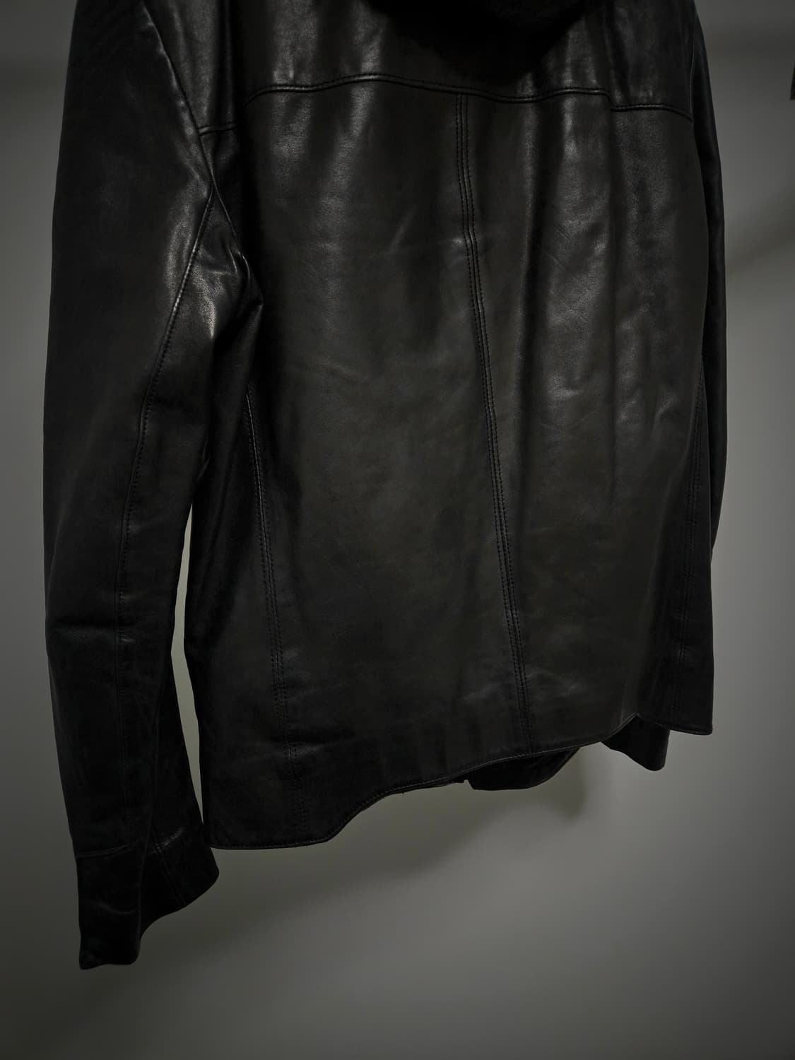 헬무트랭 가죽 자켓 00s 뉴욕택 상품이미지6