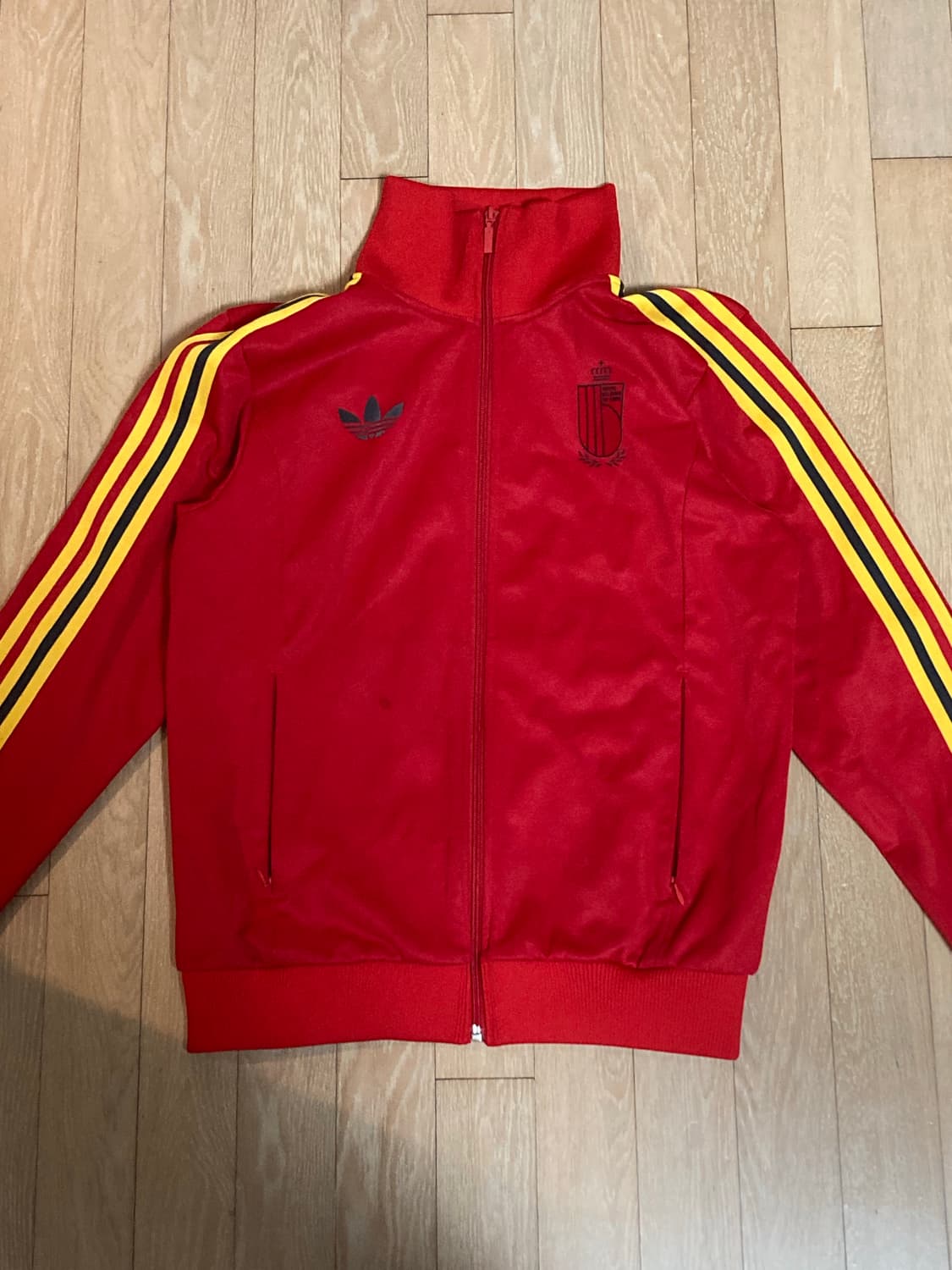 Adidas jacket red 아디다스 져지 레드 로얄 벨기에 상품이미지1