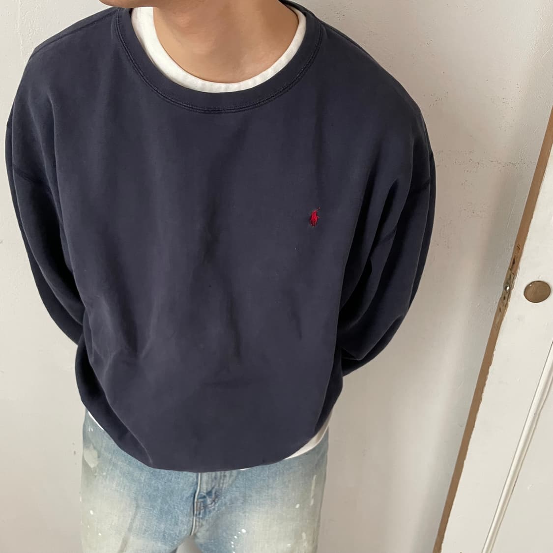 폴로 로고 맨투맨 상품이미지7