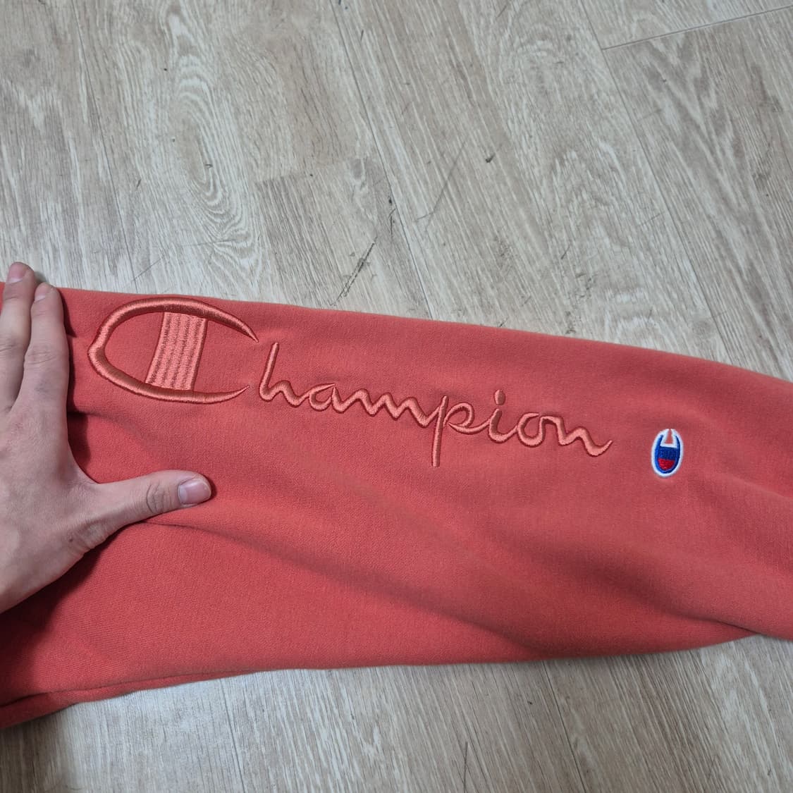 챔피온 어센틱 로고 남성 기모 후드티 상품이미지5