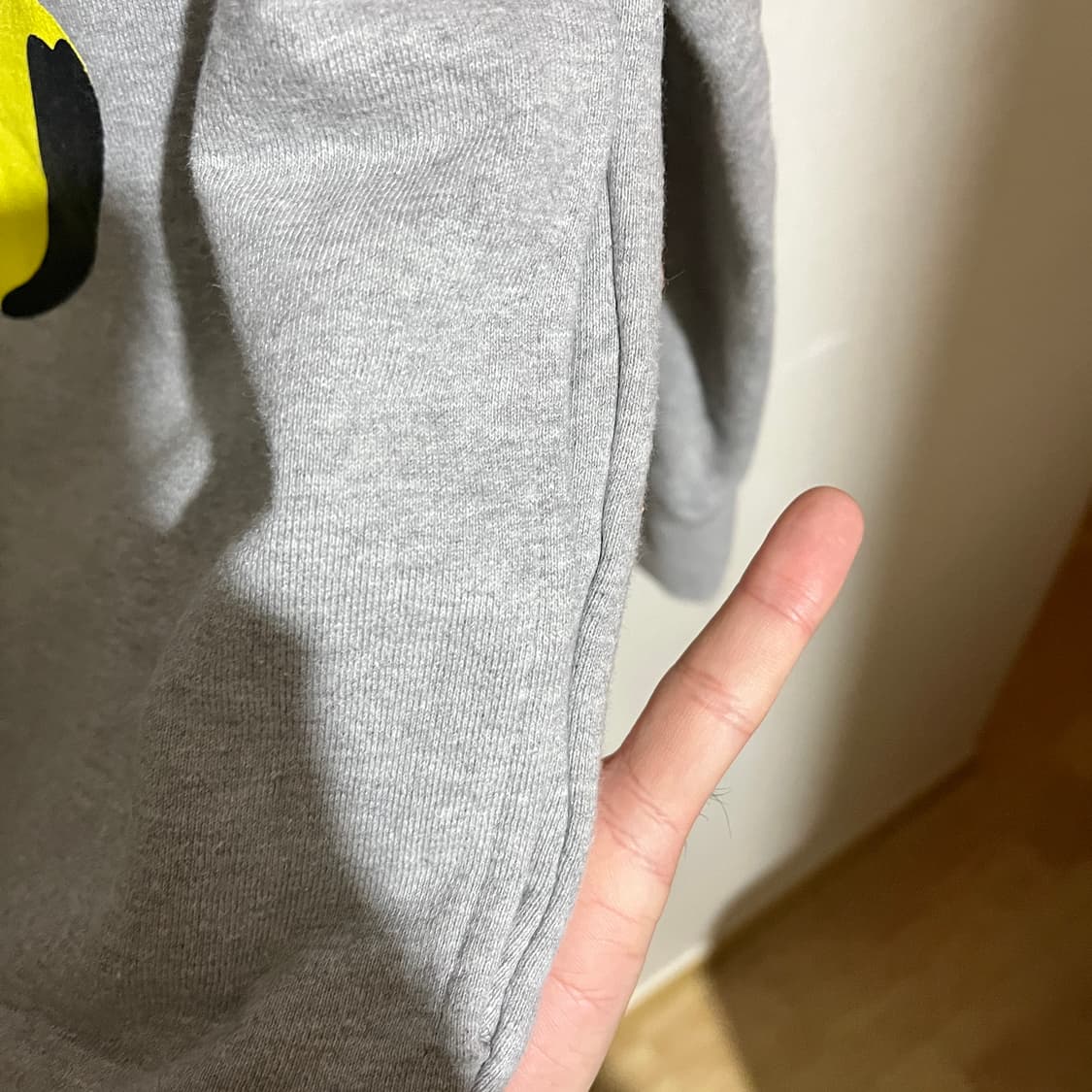 (오버핏 Free) 럭키슈에뜨 부엉이 프린팅 맨투맨 그레이 상품이미지5