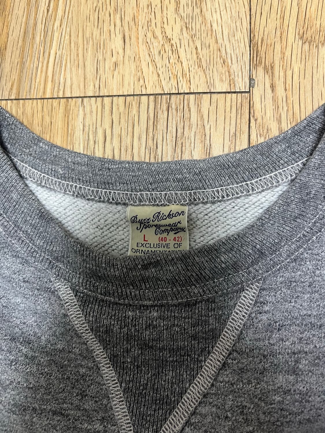 버즈릭슨 스웻셔츠 그레이 상품이미지5