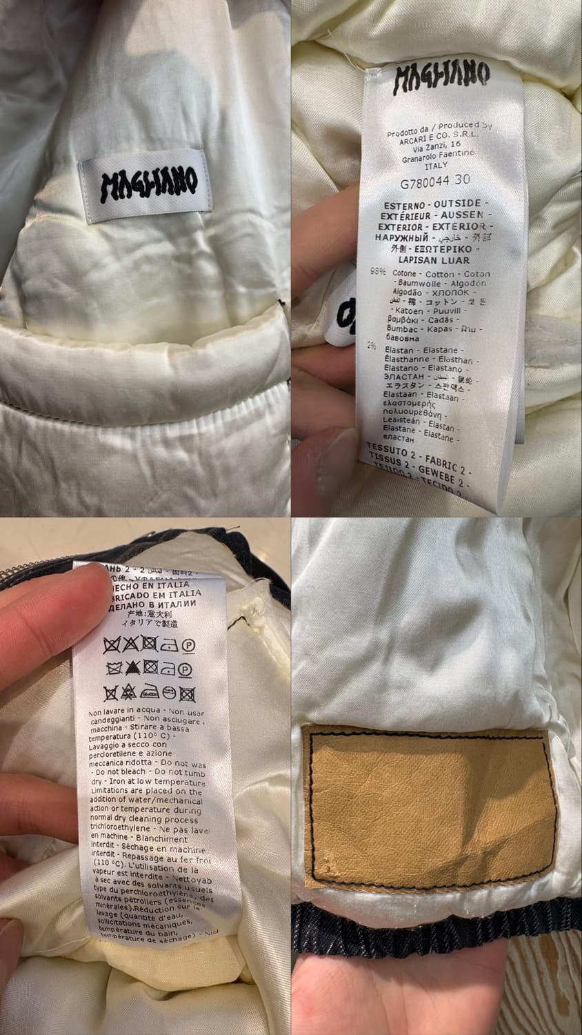 마리아노 데님 항공점퍼 상품이미지10