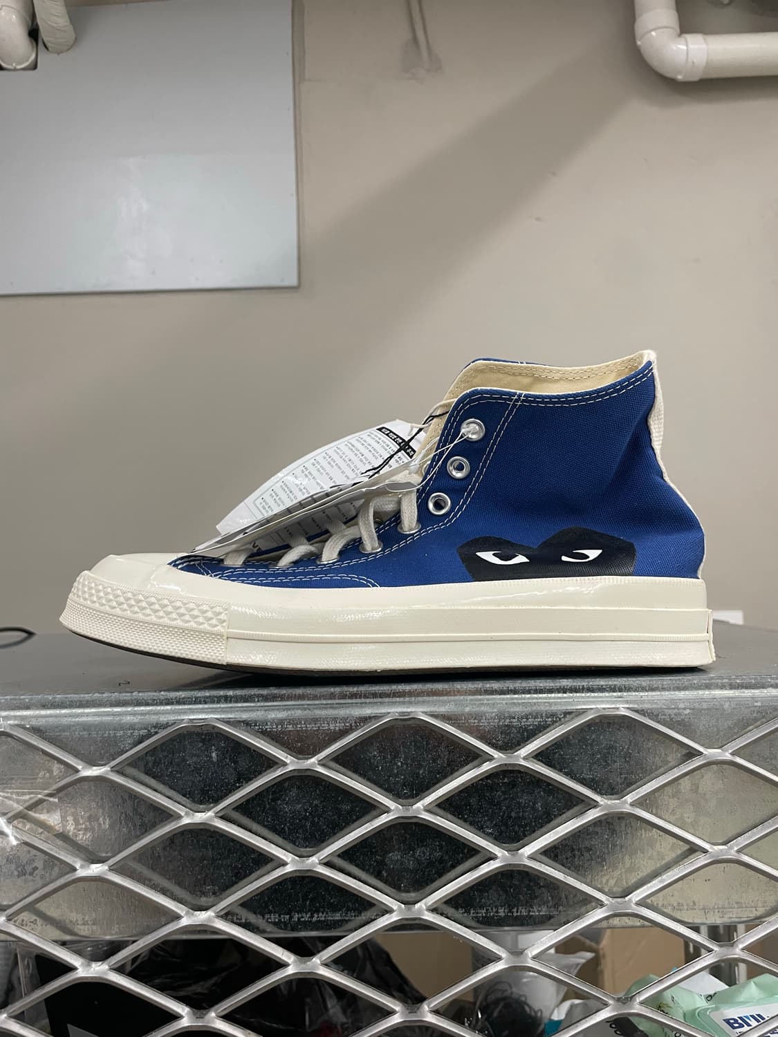 컨버스x꼼데 블루 하이 260mm (박스x)(gr-4613) 상품이미지1