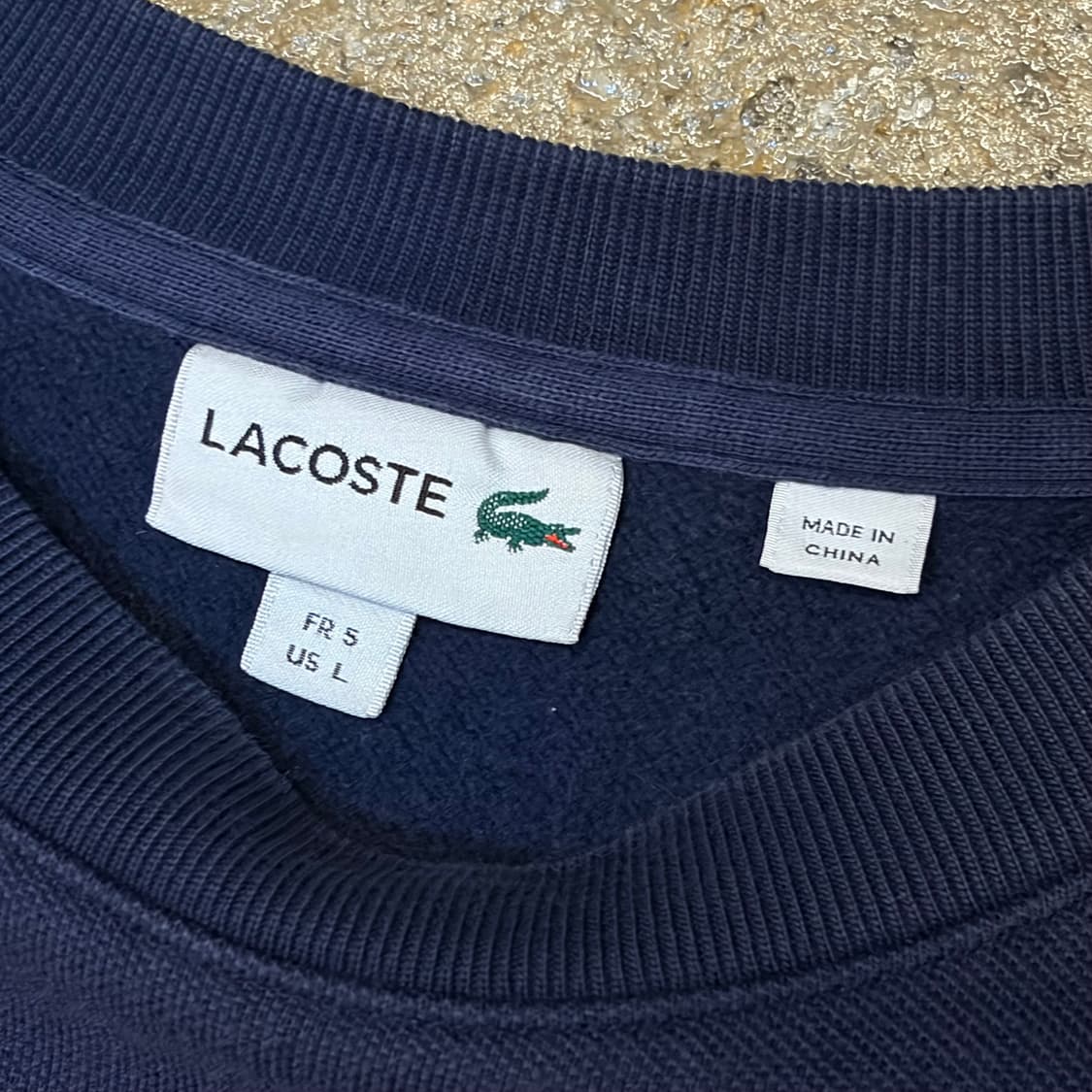 USA 미국 빈티지 라코스테 밴드시보리 맨투맨 상품이미지6