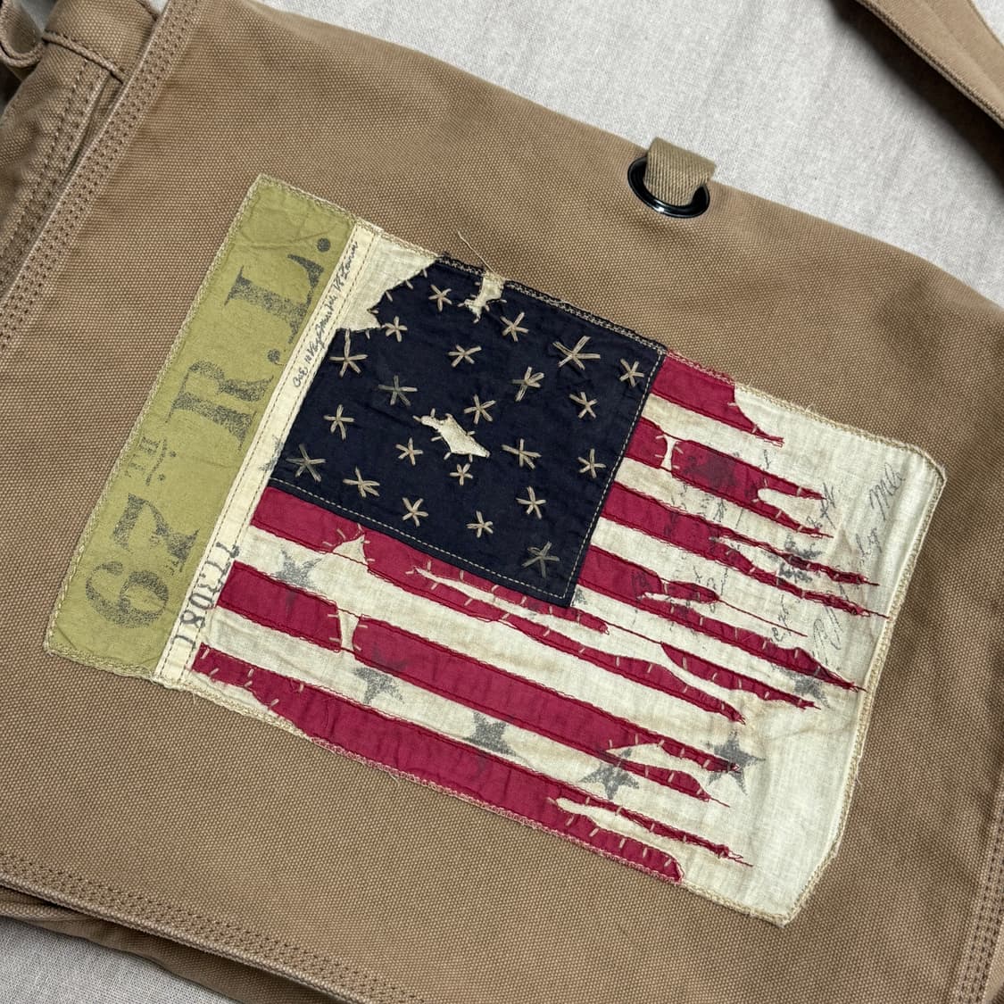 폴로진스 빈티지 성조기 밀리터리 크로스백  상품이미지2