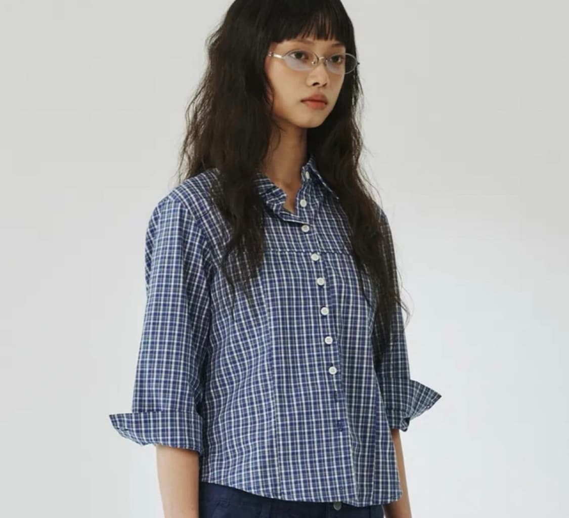 Plzproject 플리즈프로젝트 petite check shirt 상품이미지1