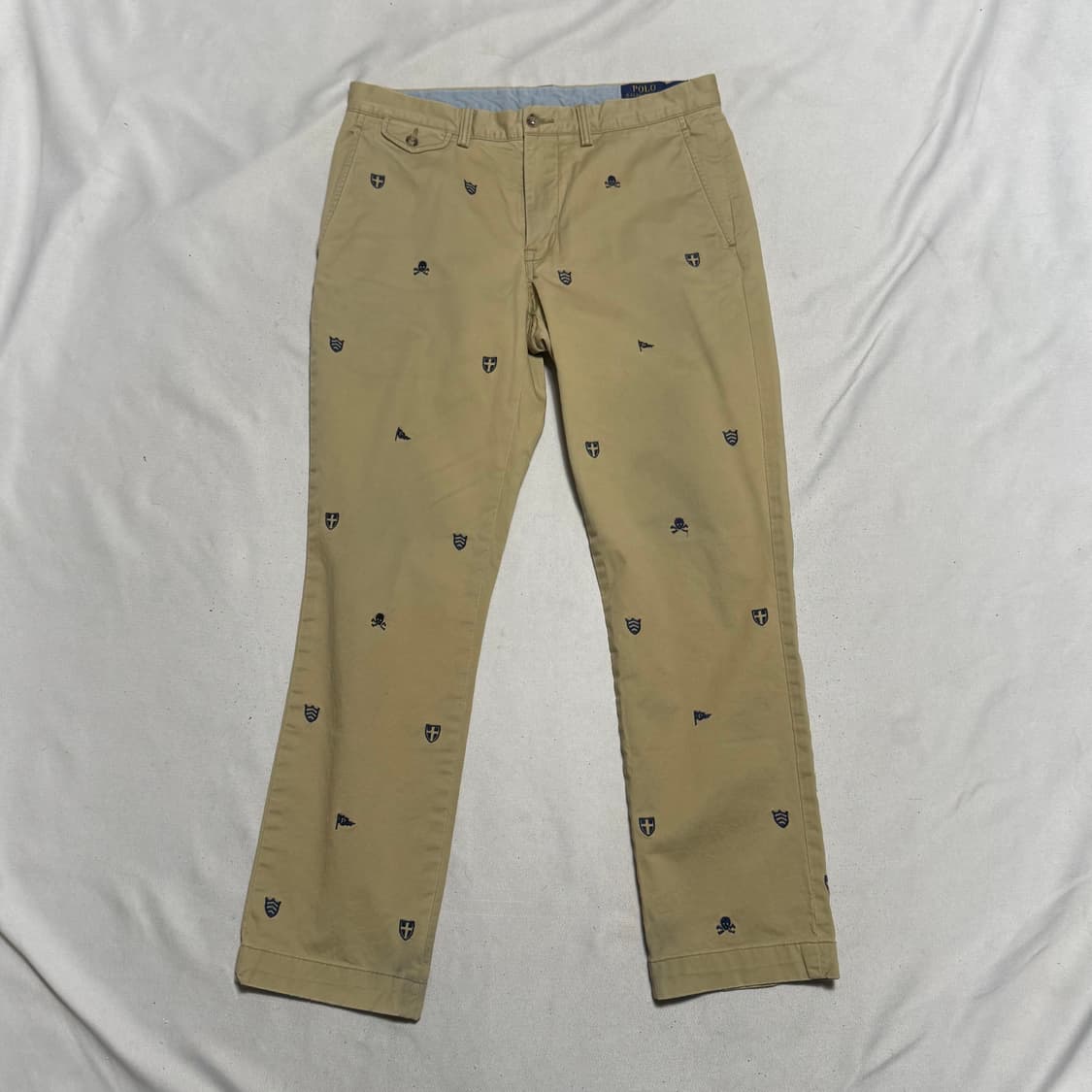 32/30 폴로랄프로렌 멀티 자수 베이지 치노 팬츠 상품이미지2