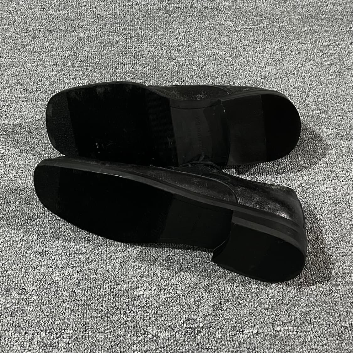 엔더슨벨 크레비스 스퀘어 토 더비슈즈 (CRACK BLACK) 270(4 상품이미지5