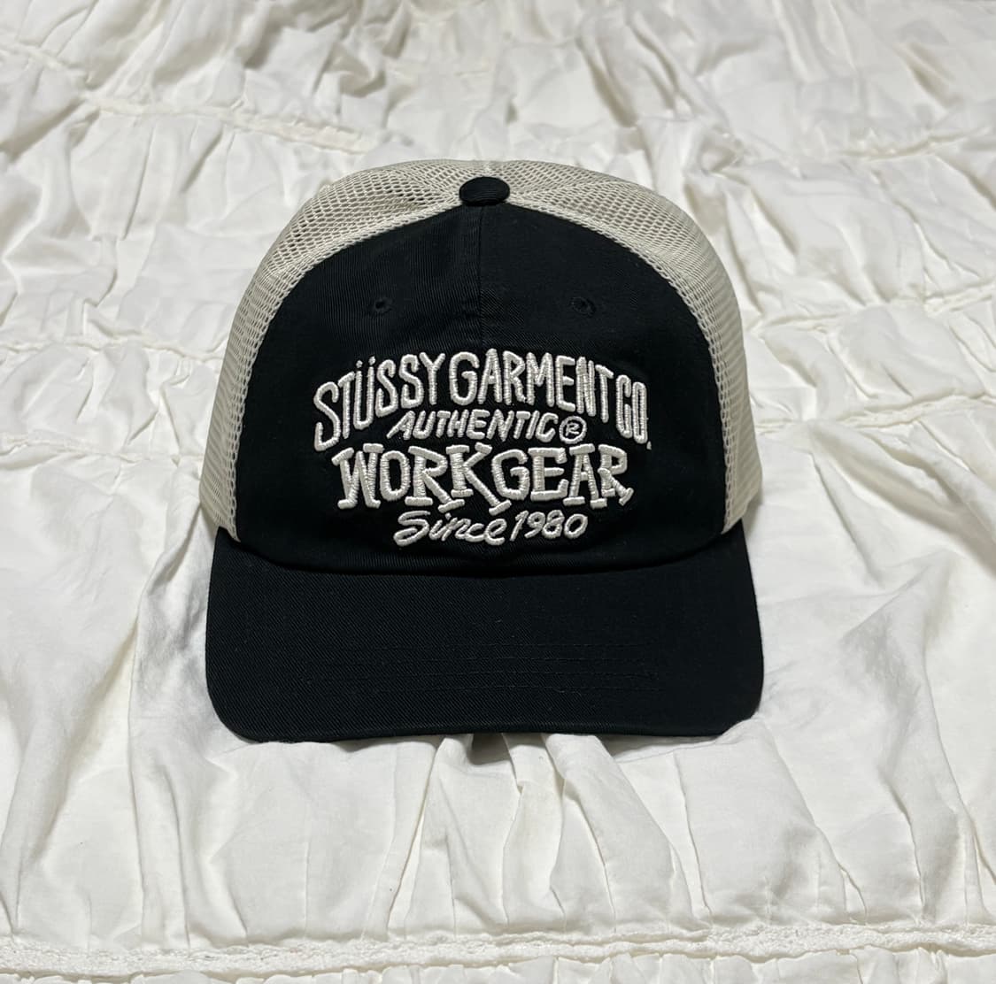 스투시 로우 프로파일 워크기어 스트랩백 블랙 상품이미지1