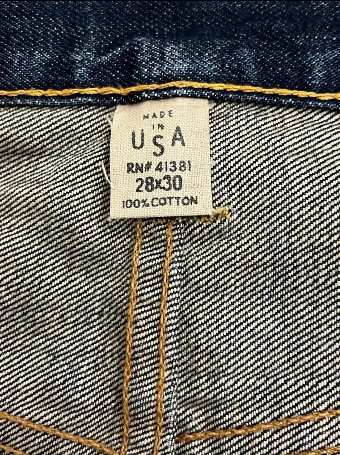 RRL HUTOMIMI SELVEDGE DENIM PANTS 상품이미지5