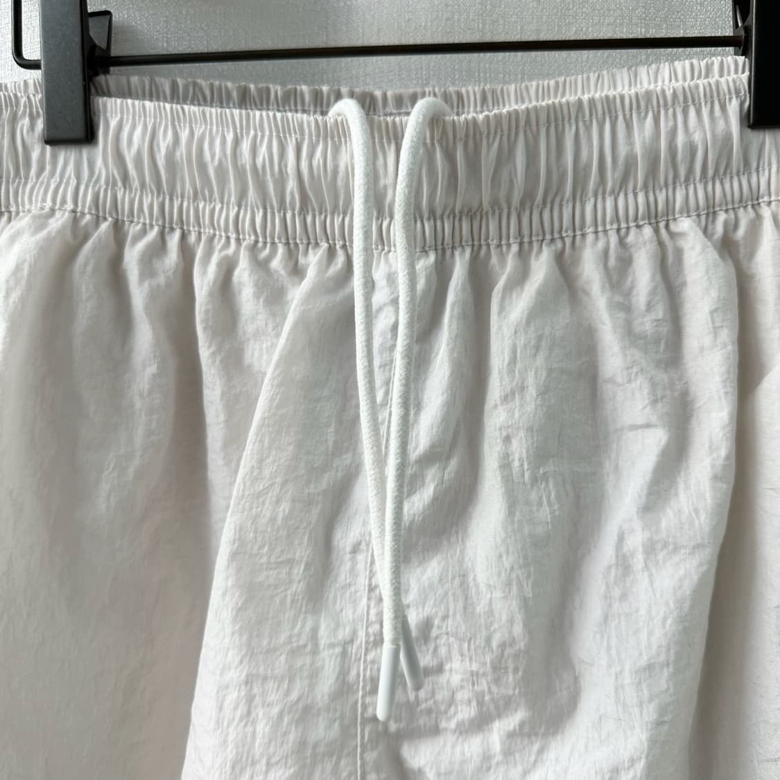나이키 자수 스우시 우븐 반바지 아이보리 화이트 XL 상품이미지6