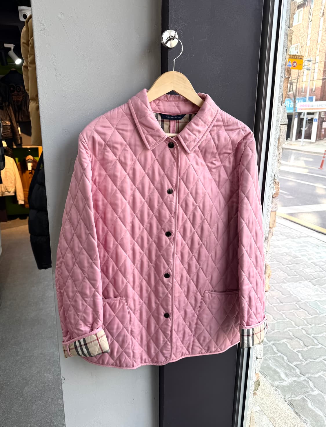 L/ 버버리 노바체크 퀄팅 패딩자켓 상품이미지2