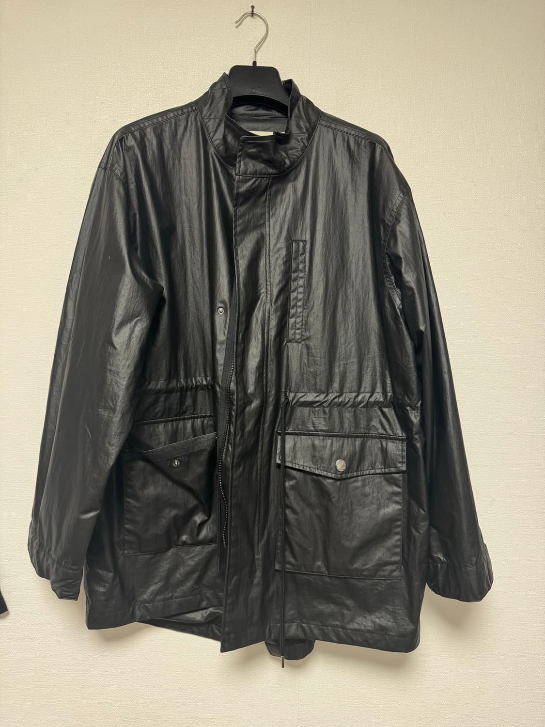 파브레가 코팅 M65 피쉬테일 자켓 블랙 3사이즈 상품이미지1