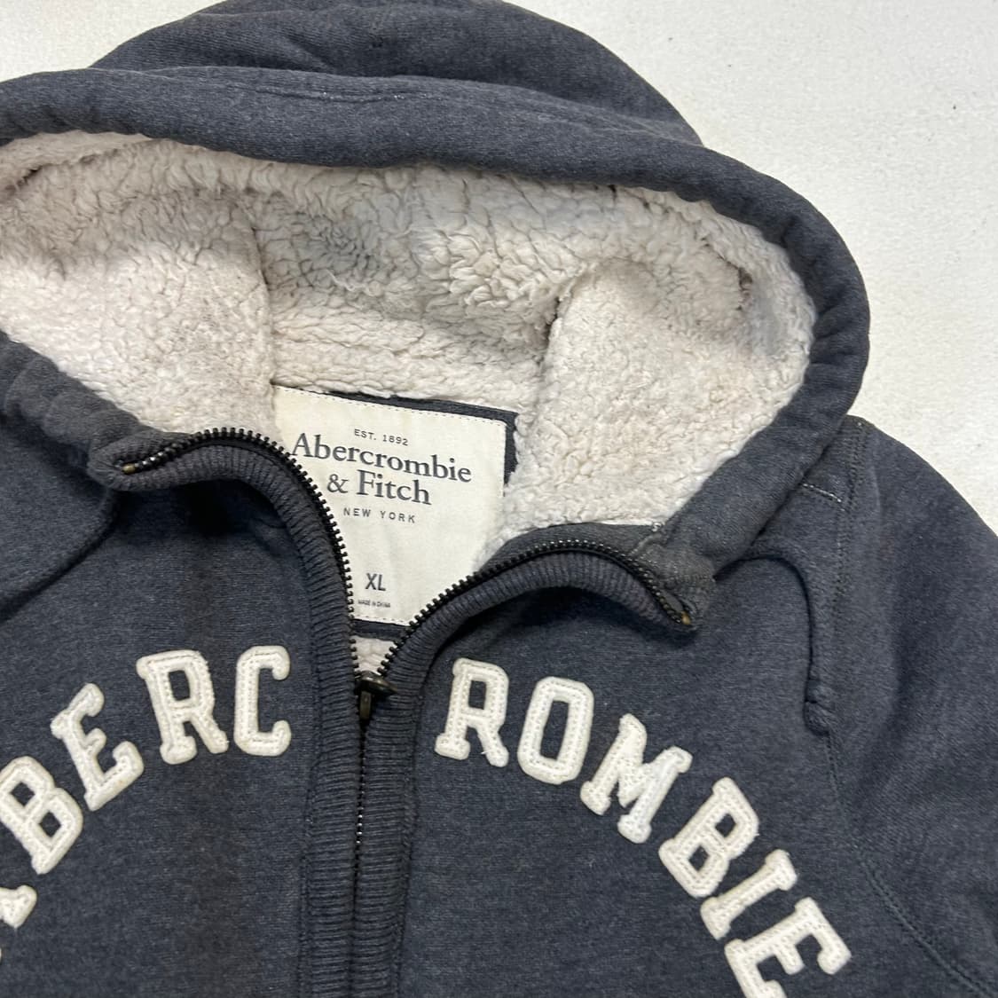 Abercrombie  Sherpa Hoodie Zip-up 상품이미지6
