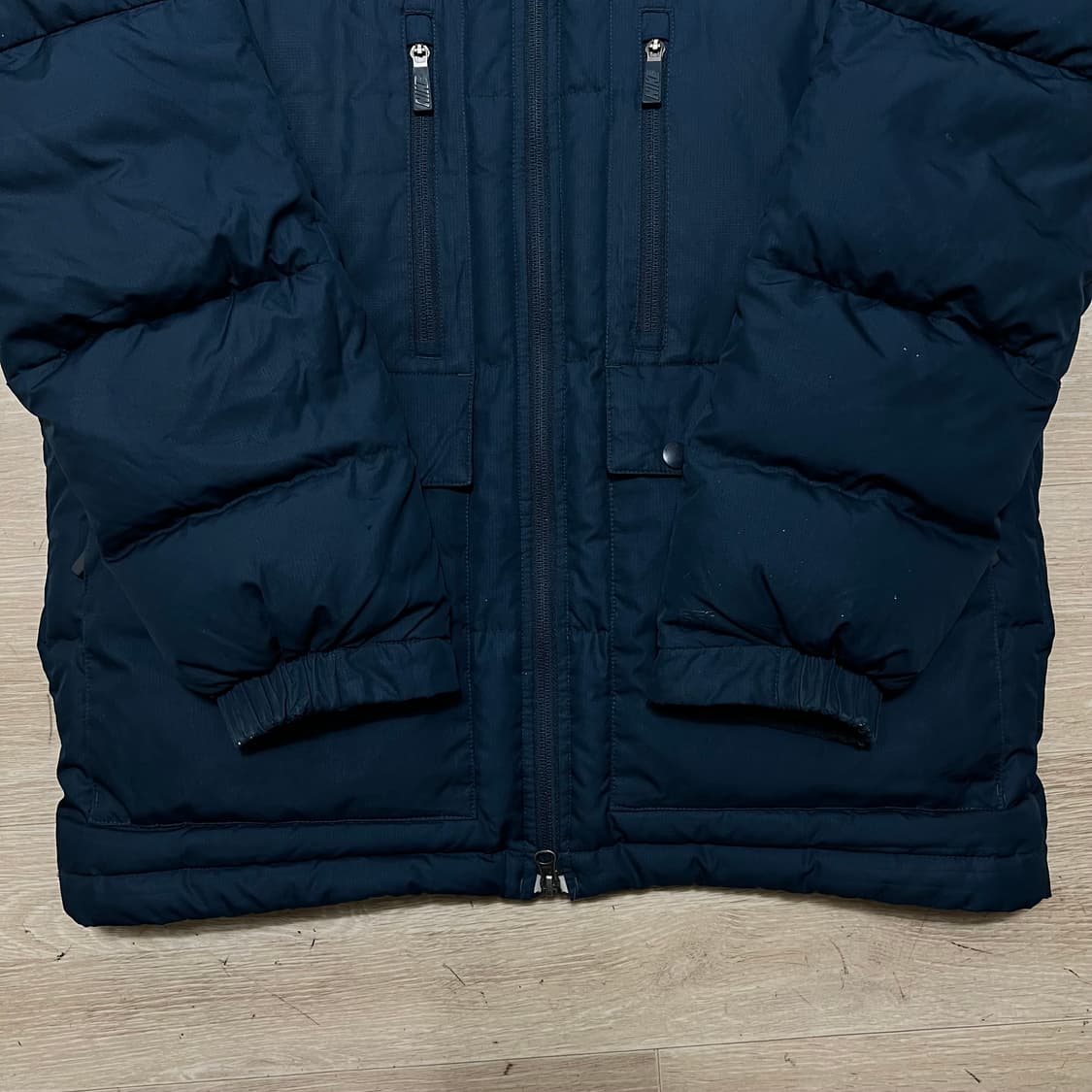 나이키 덕다운 스펠로고 스탠드넥 패딩 점퍼 [네이비] M/95 상품이미지3