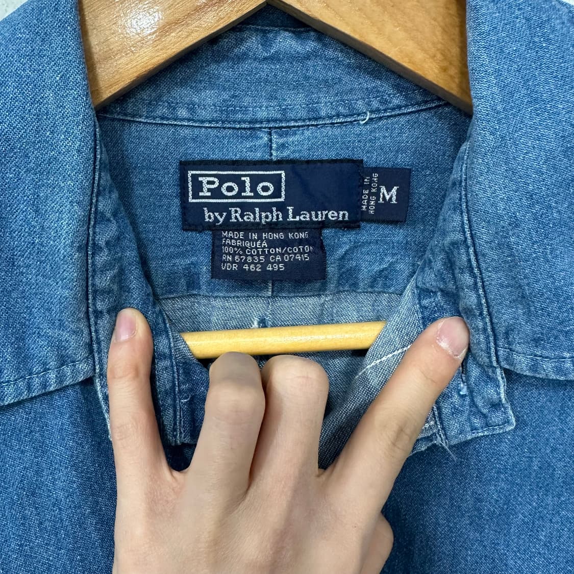 폴로 랄포르렌 데님 셔츠 상품이미지3