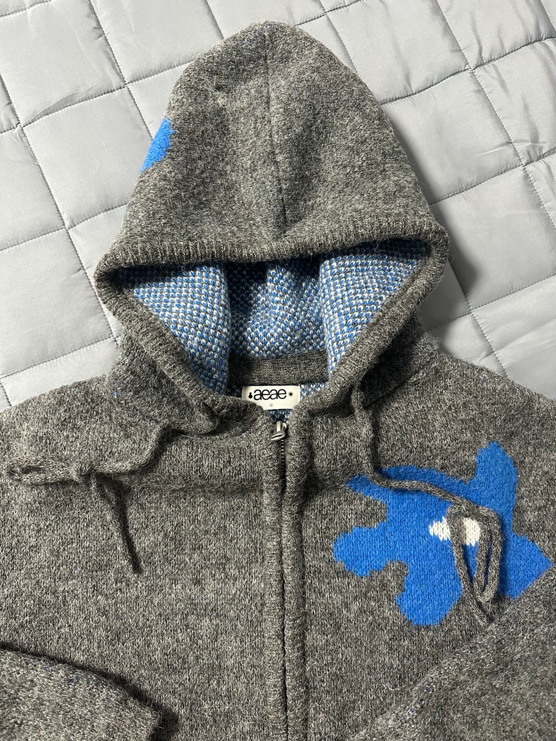 aeae 데이지 니트 후드집업(daisy knit hoodie) 상품이미지3