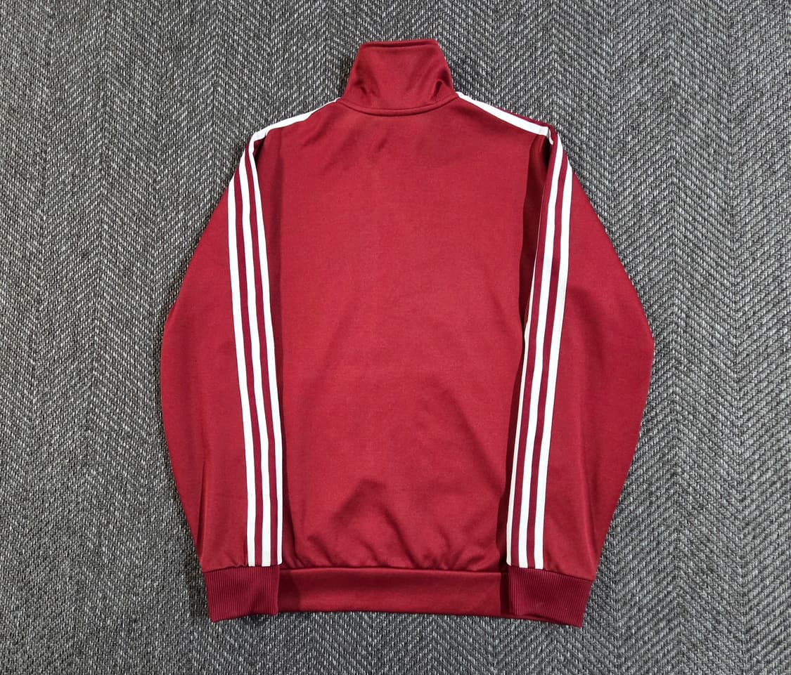 아디다스 삼선 버건디 와인 트랙탑 져지 상품이미지3