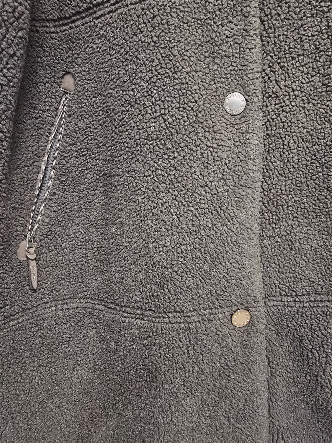 vvolivia 여성 롱 뽀글이 코트 브라운 상품이미지3