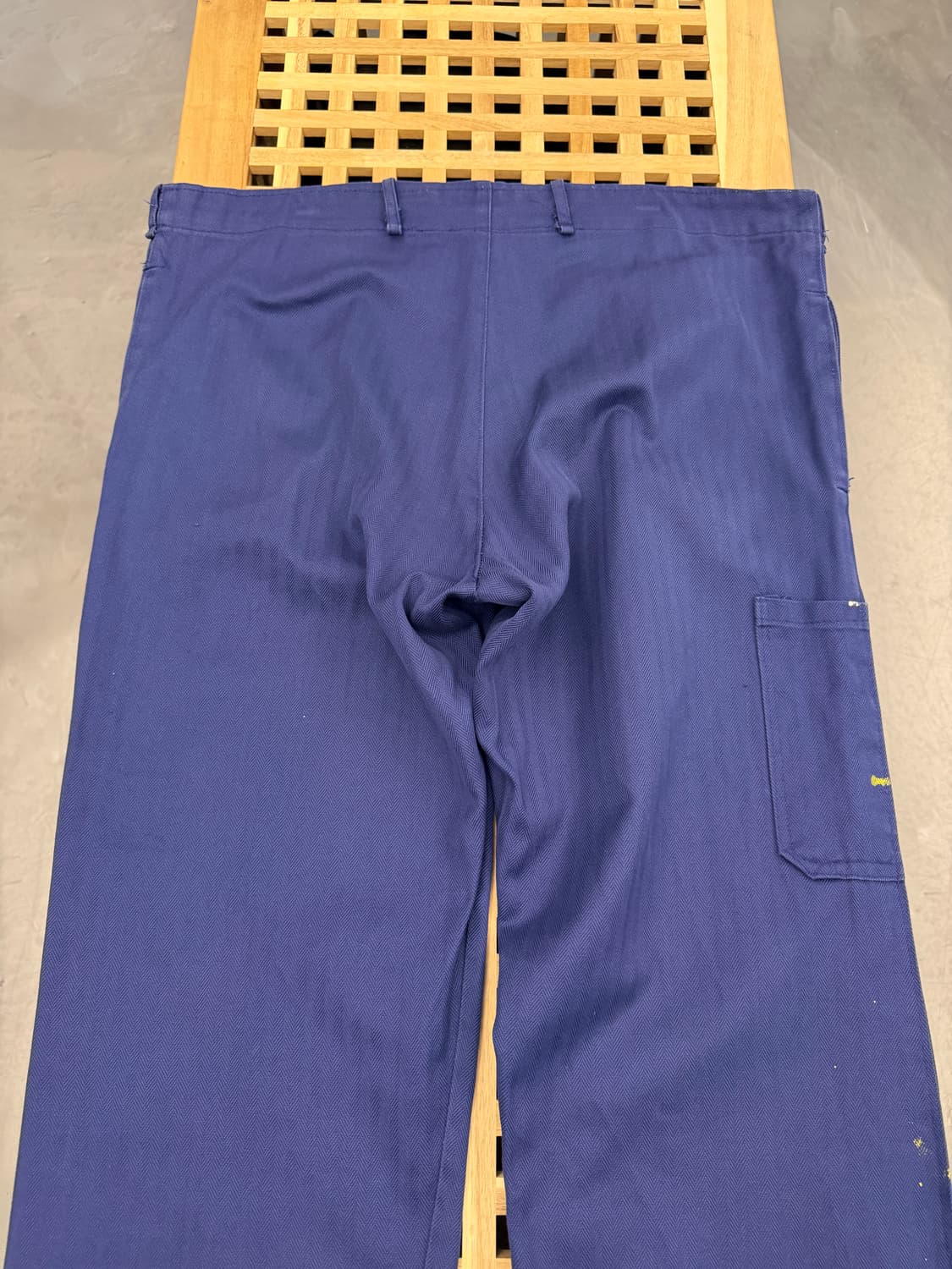 70s DISTRESSED FRENCH HBT 헤링본트윌 프렌치워크팬츠 상품이미지9