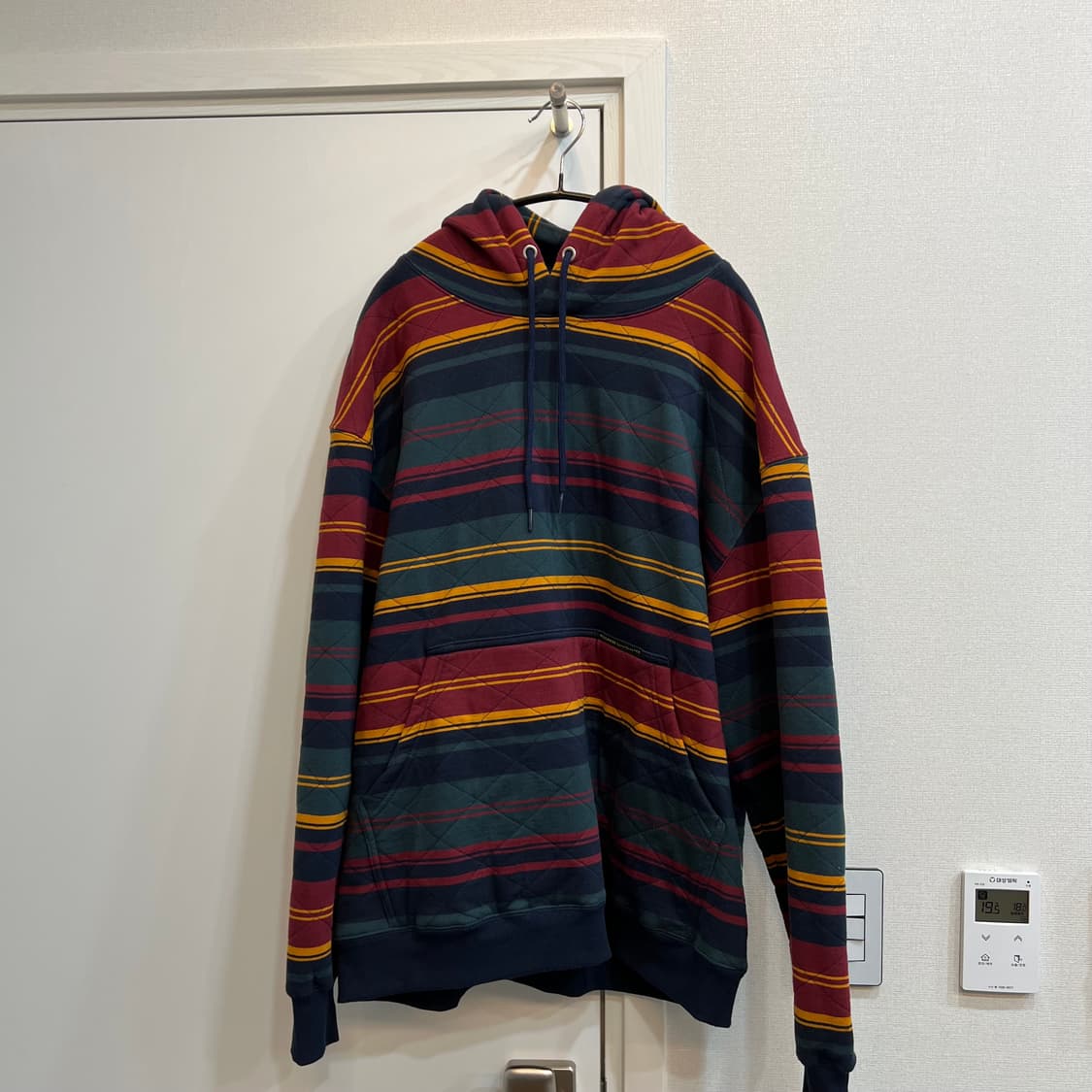 예스아이씨 Net Stripe Hoodie Navy (m) 상품이미지5