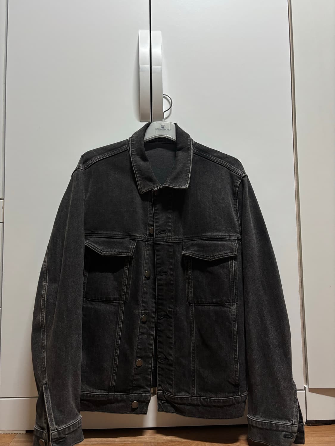 띠어리 흑청 트러커자켓 XL 상품이미지1