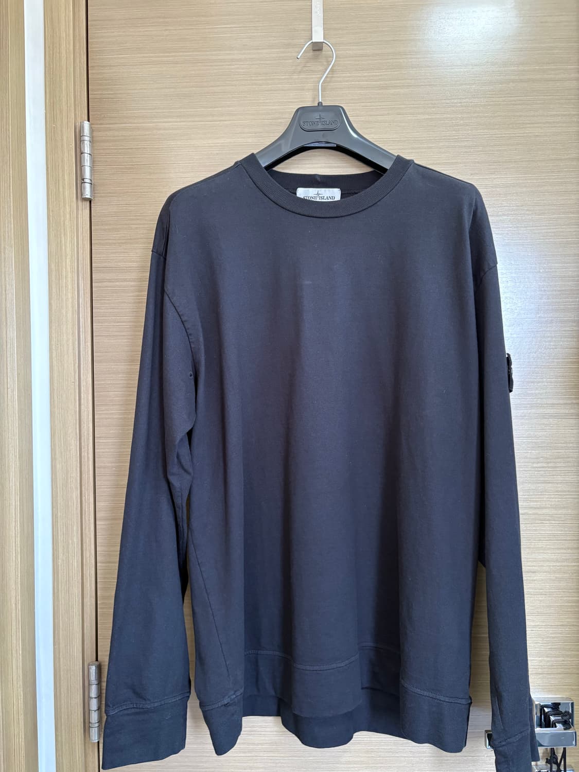 스톤아일랜드 롱슬리브 긴팔 티셔츠 블랙 XL 상품이미지1