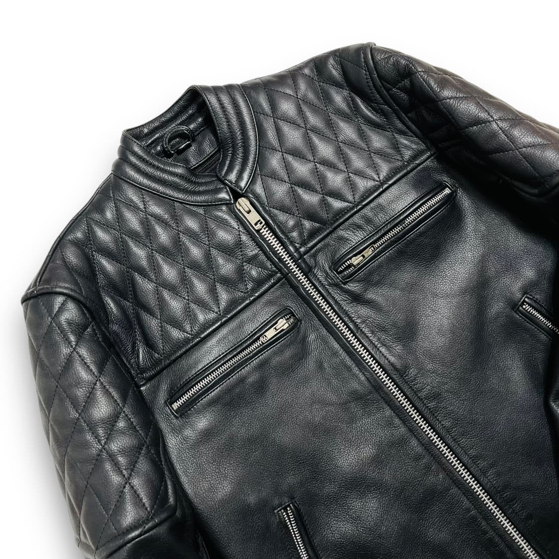 BUCKLER CRAFT Real Leath Biker Jacket 상품이미지3