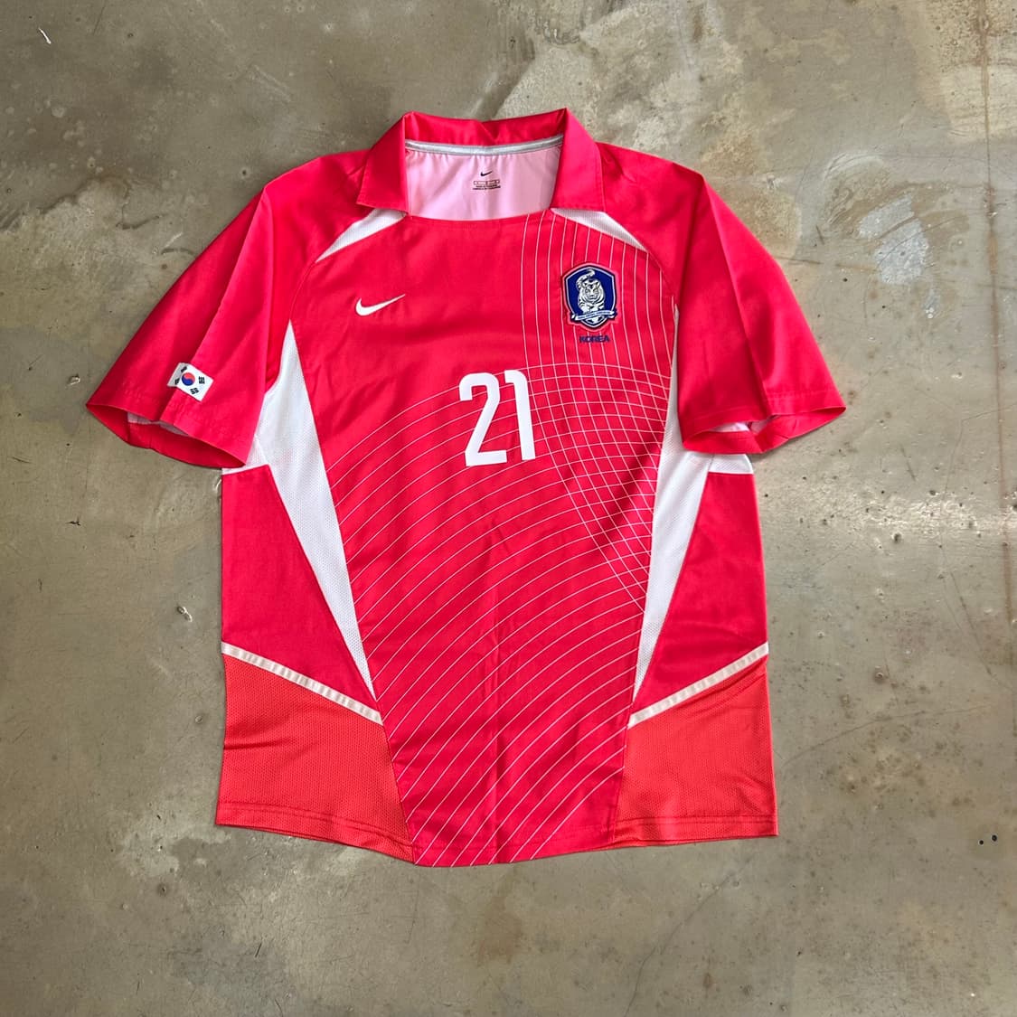 L 나이키 대한민국 국가대표 No.21 박지성 반팔 유니폼  상품이미지3