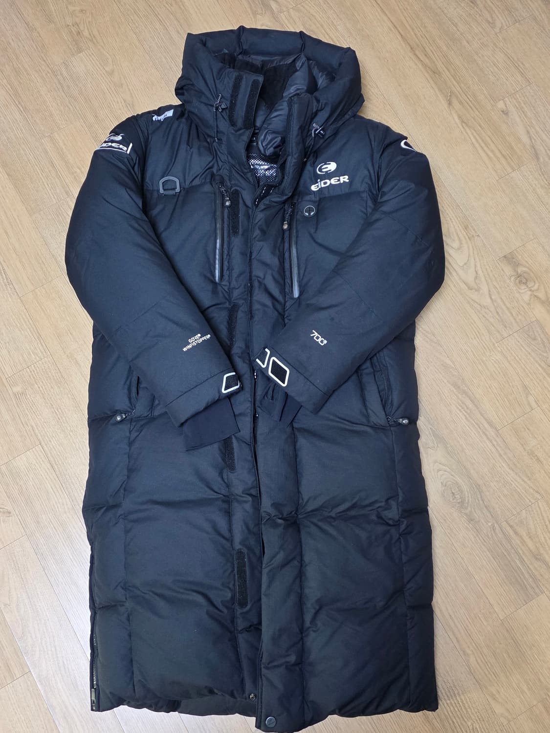 아이더 캄피로 리미티드 롱패딩 95 블랙 상품이미지1